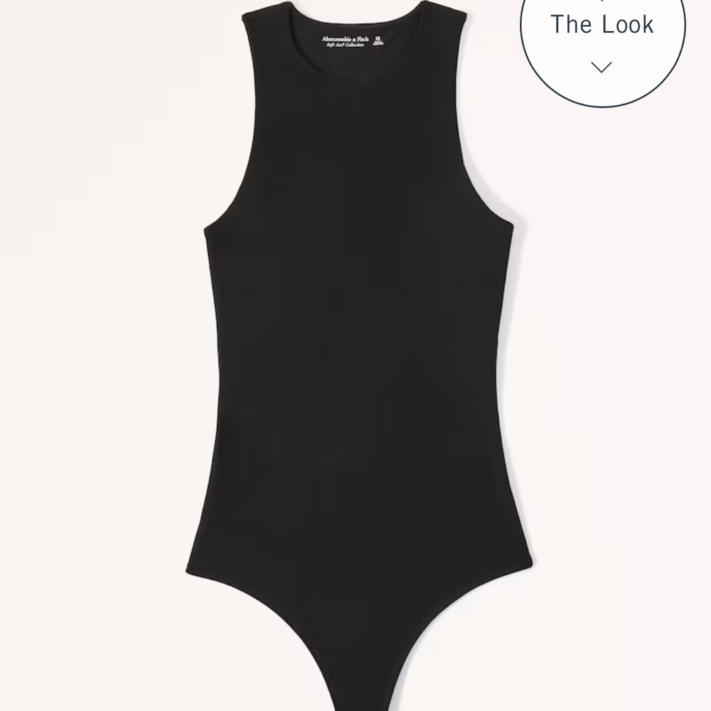 Abercrombie and Fitch High Neck Ribbed Bodysuit